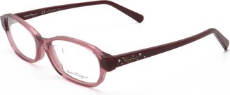 Ferragamo Ferragamo Womens 53mm Rose/Bordeaux Eyeglasses SF2795RA-780-53