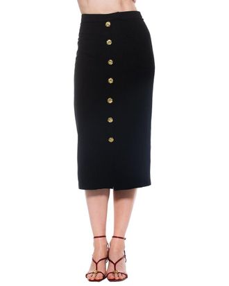 Alexia Admor Carla Linen-Blend Pencil Skirt