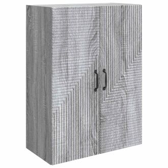 vidaXL Armario De Pared Sonoma Gris 66 X 34,5 X 90 Cm Vidaxl