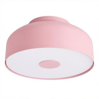 Sollux Lighting Plafone rosa acero/pvc alt. 15 cm