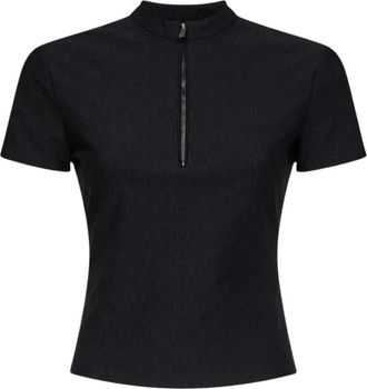 Gucci GG Jersey Jacquard T-shirt - Dames - T-shirts - Zwart - M - Tops