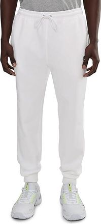 Nike Club Fleece Joggers Mens Workout White/White/Black : 3XL 5, Cotton/Polyester