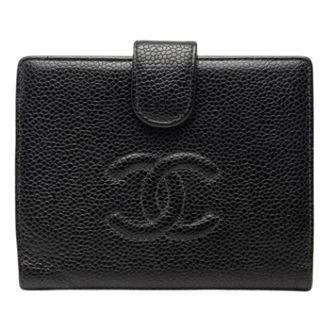 Chanel Pre-owned Wallets, female, Black, Size: ONE SIZE Pre-owned Small Wallet