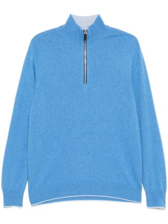 N.Peal Carnaby sweater - men - Cashmere - XXXL - Blue