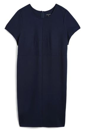 Universal Standard Executive Stretch Ponte Dress in Navy at Nordstrom, Size 4Xl