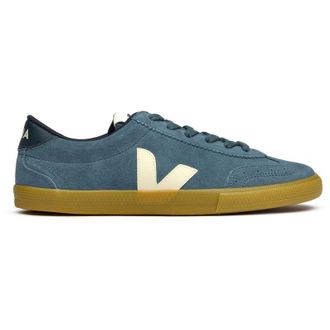 Veja Mens Volley Suede Trainers - Blue - Size UK 12