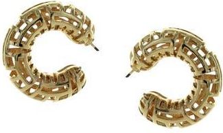 Olivia Welles Katerina Filigree Hoop Earrings in Gold at Nordstrom Rack