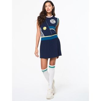 Sergio Tacchini Nota Knit Vest in Maritime Blue at Nordstrom, Size Xx-Large