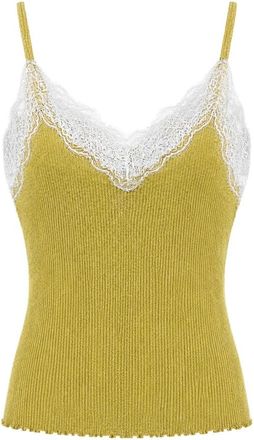 Imperial Canotta - Dames - Tops zonder mouwen - Geel - ONE Size - Polyester - Tops