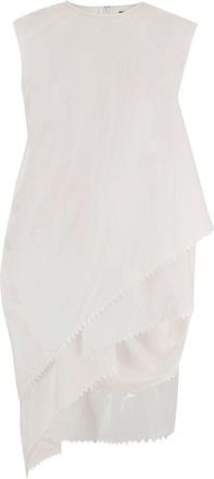 Jacquemus White Minimalist Sleeveless A-Line Dress