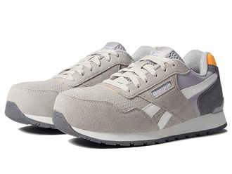 Reebok Harman Work SD10 Comp Toe Womens Shoes Grey/Orange : 10.5 B - Medium, Suede