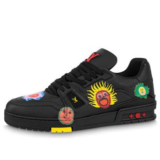Louis Vuitton x YAYOI KUSAMA Sneaker Black with Icons 1ABD2Q
