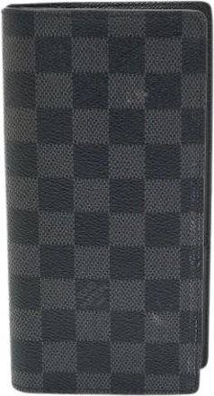 Louis Vuitton Pre-owned Wallets, male, Black, Size: ONE SIZE Pre-owned Brazza Wallet