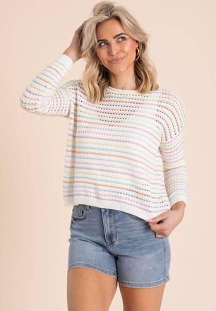 Staccato Bright Day Sweater In Multi