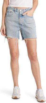 AG - Adriano Goldschmied Clove High Waist Cutoff Denim Shorts in 21 Years Road Trip at Nordstrom Rack, Size 24