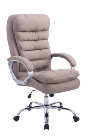 Clp Silla De Oficina Vancouver Xxl En Tela Gris Topo