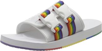 Puma Puma Unisex Adults WILO LUX Nylon Multicolor Beach and Pool Shoes, White White-High Risk Red-Blazing Yellow 01, 10 UK