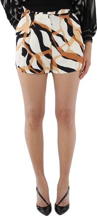 Roberto Cavalli Ladies Macro Tiger Twiga Print Shorts, Brand Size 38 ( US Size 4 )