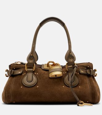 Chlo&eacute; Chlo&eacute; Paddington Medium suede shoulder bag
