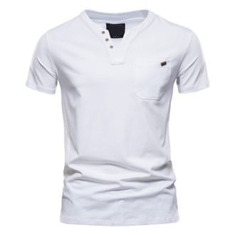 Generic Limited Time Deals of The Day Men Summer T Shirts Short Sleeve Button Up Henley Tops Oversized Cotton Letter T-Shirt Comfy Longline Top Running 2025 B