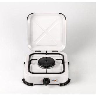 Comgas Cocina Com Gas 1 Fuego Esmaltado Blanca Con Tapa Bg01b