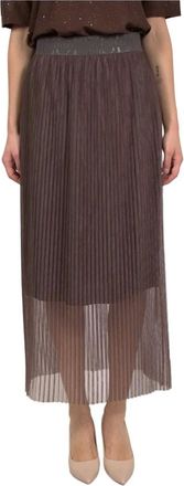 PESERICO Donna, Gonne, Marrone, M, new