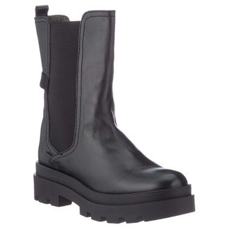 FLY London JUDY819FLY Leather Womens Ankle Boots - Black - Size:UK 8