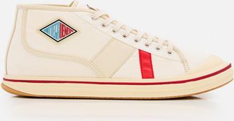 Bottega Veneta White Lace Up Sneakers