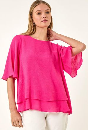 Roman Double Layered Tunic Top