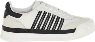Dsquared2 BlackWhite Logo Jersey Sneakers