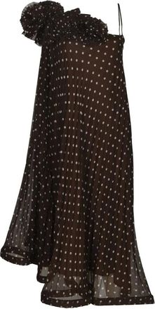 P.A.R.O.S.H. Party Dresses, female, Brown, Size: M Party Dress