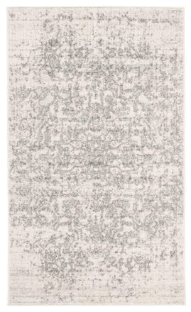 Safavieh Alfombra polipropileno plata/marfil 122 x 183 cm