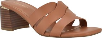 Calvin Klein Vivianna Slide Sandal in Cognac at Nordstrom Rack, Size 9.5
