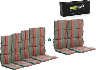 Kees Smit Madison Fiber hoog tuinkussen set van 6