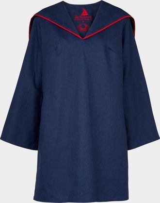 Les Vacances d'Irina The Santorini Linen Short Dress One Size