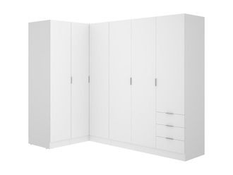 VENTE-UNIQUE.COM Armario madera blanco