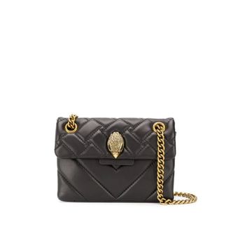 Kurt Geiger Shoulder Bags, female, Black, Size: ONE SIZE Mini Kensington