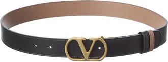 Valentino Vlogo Signature Reversible Leather Belt