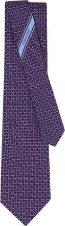 Ferragamo Gancini Link-print Tie