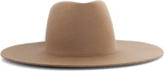 Gigi Pip Dakota Wide Brim Felt Hat in Brown at Nordstrom, Size Medium/large