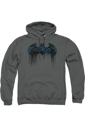 Gildan Batman Run Away Adult Pull Over Hoodie / Hooded Sweatshirt
