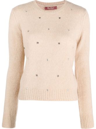 Max Mara Maglione girocollo - Toni neutri