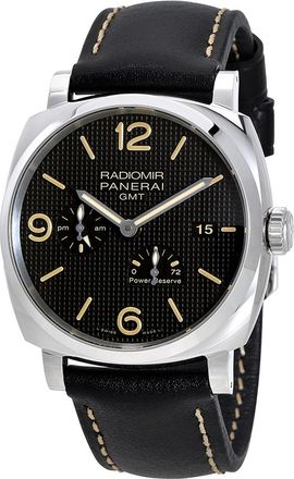 Officine Panerai Pre-owned Panerai Radiomir 1940 GMT Automatic Black Dial Mens Watch PAM00628