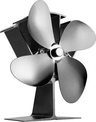 OEM Ventilador Para Estufa De Le&ntilde;a, Arranque Silencioso A 40 &deg;c, 4 Aspas, Alimentado Por Calor, Ecofan Para Estufa De Le&ntilde;a Y Chimenea