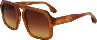 Victoria Beckham Womens VB674S-5319773 VB674S 53 5319773 Sunglasses - Brown - One Size