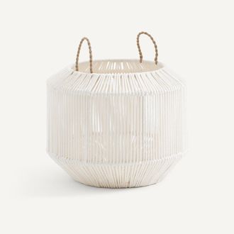 AM.PM Ronde handgeweven katoenen mand, klein model, FOLO