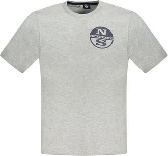 North Sails Heren, Tops, Grijs, Maat: 2XL Katoen