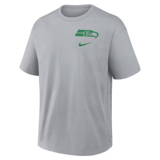 Nike Seattle Seahawks Rivalries Collection Max90 Nike Mens NFL T-Shirt in Grey | 04T601V78-U99