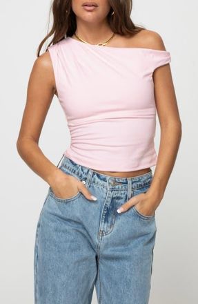 Princess Polly Danza One-Shoulder Top in Pink at Nordstrom, Size 10