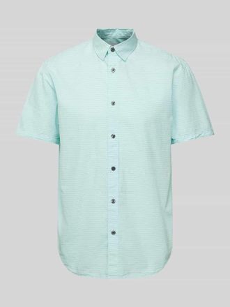 Tom Tailor Denim Relaxed Fit Freizeithemd mit 1/2-Arm in Bleu, Gr&ouml;&szlig;e M